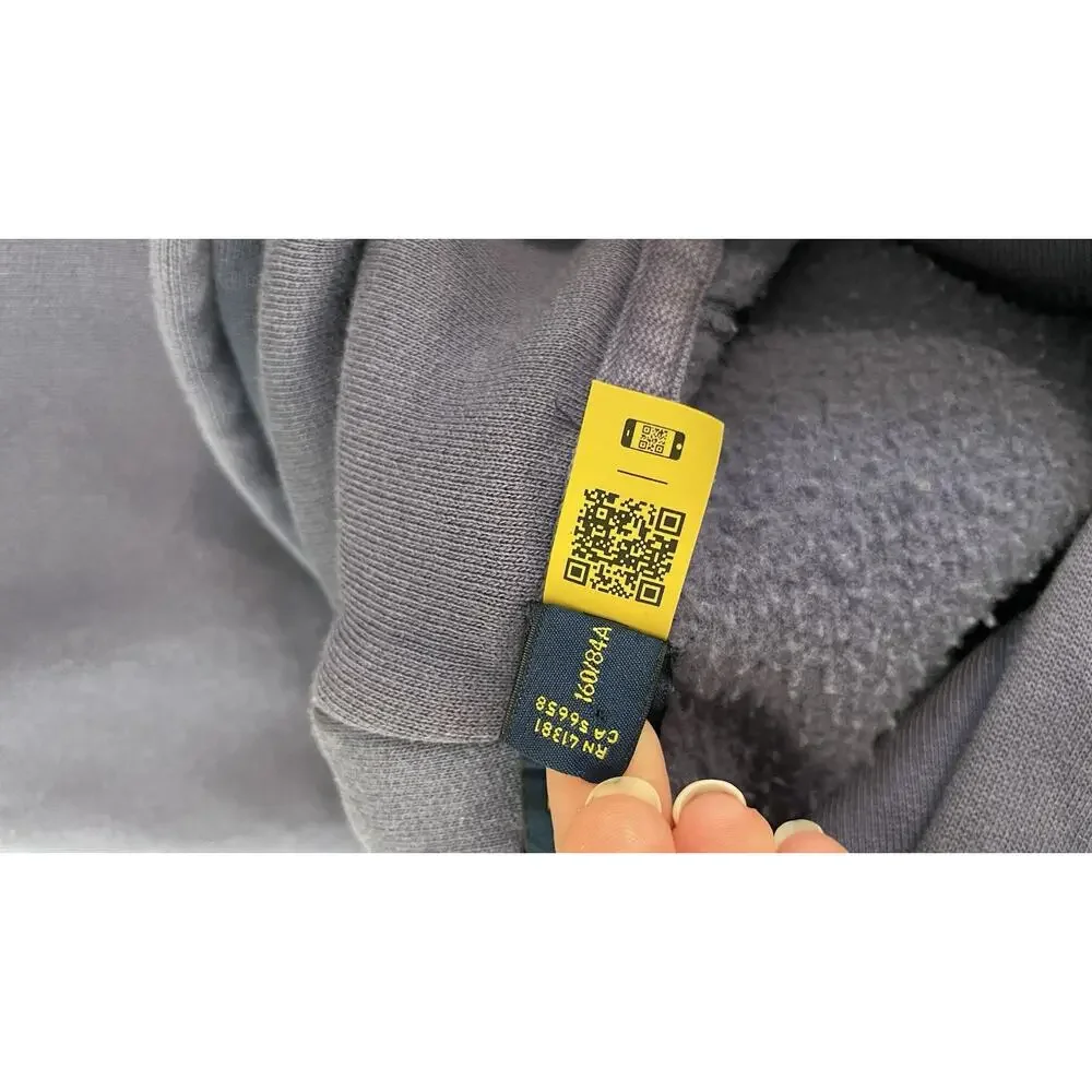 Polo Ralph Lauren Big Pony Hoodie Preppy Classic Sweatshirt  Purple Women's S - Picture 7 of 13